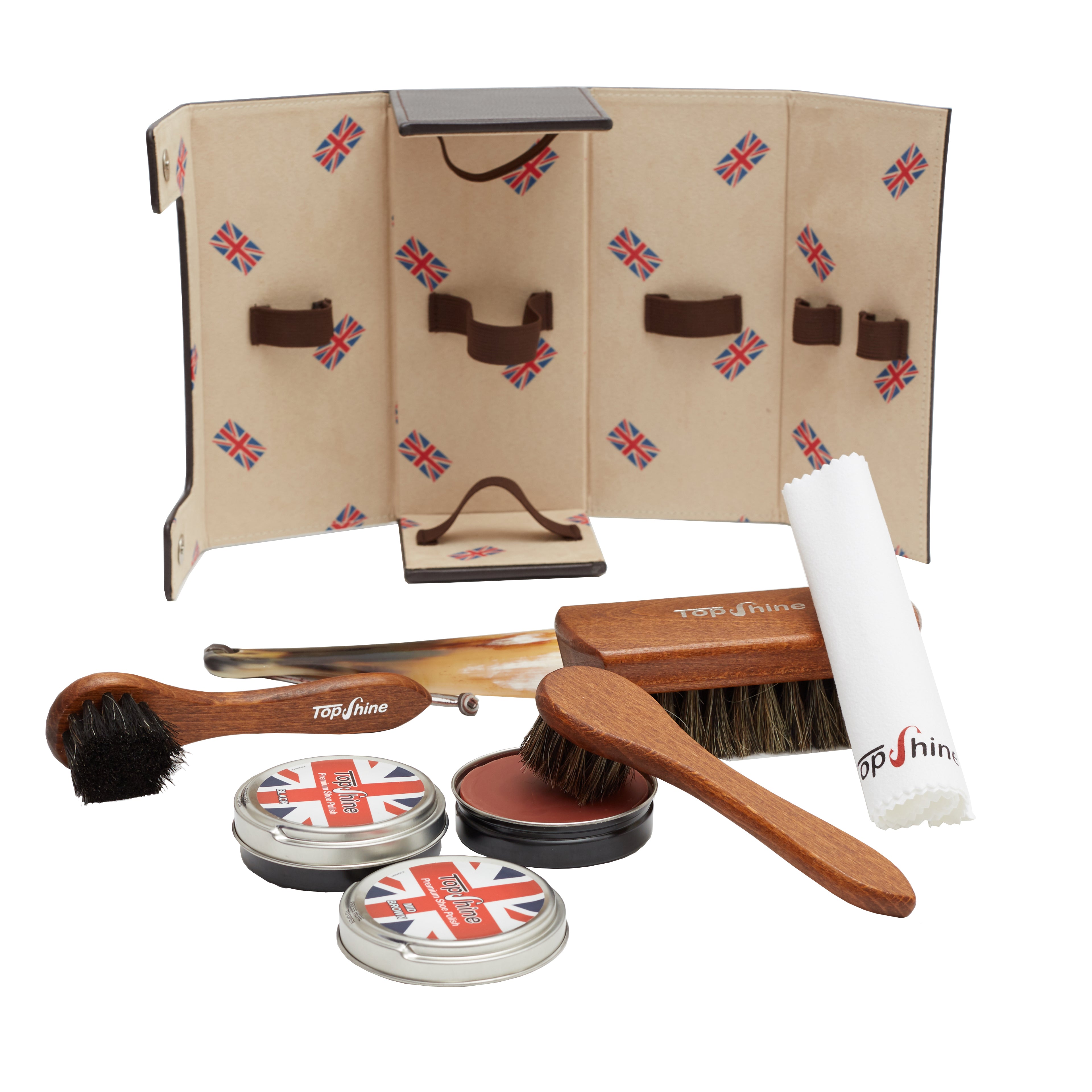 Shoe shine polish kit new arrivals